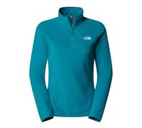 The North Face NF0A855M6IF W 100 Glacier 1/4 Zip - EU Maglia Lunga Donna Indigo Plum Taglia XS