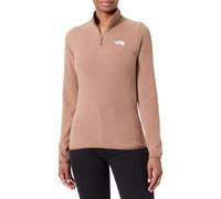 The North Face NF0A855M6IH W 100 Glacier 1/4 Zip - EU Maglia Lunga Donna Latte Taglia L