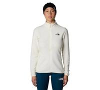 The North Face NF0A855O4HP1 Women’s 100 Glacier FZ - EU Maglia Lunga Donna White Dune-NPF Taglia M