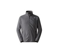 The north face 100 glacier full zip polare grigio