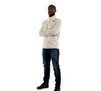 The North Face NF0A855XQLI1 Men’s 100 Glacier Full Zip - EU Maglia Lunga Uomo White Dune Taglia S