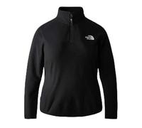 The North Face - Women's Plus 100 Glacier 1/4 Zip - Pullover in pile 2X nero