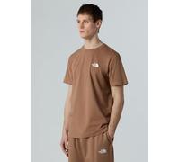 The North Face NF0A87NG6IH M S/S Simple Dome Tee T-Shirt Uomo Latte Taglia M
