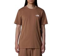 THE NORTH FACE NF0A87NG6IH M S/S Simple Dome Tee T-Shirt Uomo Latte Taglia XS