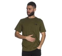 T-shirt The North Face Simple Dome manica corta verde cromo - S