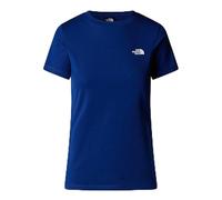 THE NORTH FACE NF0A87NHD1R W S/S Simple Dome Slim Tee T-Shirt Donna Estate Blue Taglia M