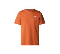 THE NORTH FACE NF0A87NP6D2 M S/S Box NSE Tee T-Shirt Uomo Iron Bronze-TNF Black Taglia S