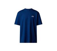 THE NORTH FACE NF0A87NRD1R M S/S Essential Oversize Tee T-Shirt Uomo Estate Blue Taglia L