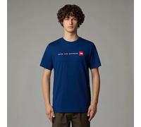 The North Face NF0A87NSD1R M S/S Never Stop Exploring Tee T-Shirt Uomo Estate Blue Taglia XXL