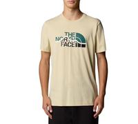 The North Face T-Shirt da Uomo Mountain Line Beige Taglia L Codice NF0A87NT3X4 Beige