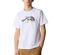 The North Face NF0A87NTFN41 M S/S Mountain Line Tee T-Shirt Uomo TNF White Taglia S