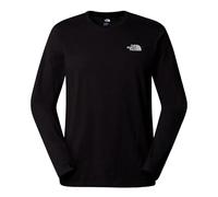 Maglia The North Face Simple Dome nero puro logo bianco - XS