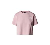 The North Face NF0A87U40SO W Simple Dome Cropped Slim Tee T-Shirt Donna Metal Pink Taglia L