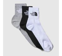 THE NORTH FACE NF0A882G3OW MULTI SPORT CUSH QUARTER SOCK 3P Calzini Uomo BLACK ASSORTED Taglia L