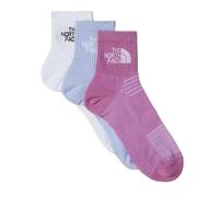 Calze The North Face Multisport Cush Quarter lilla blu bianco (3 paia) - M