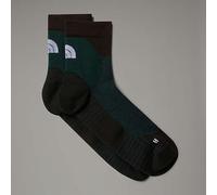 THE NORTH FACE Calzino sportivo 'HIKING QUARTER' smeraldo / nero / bianco, Taglia 35-37