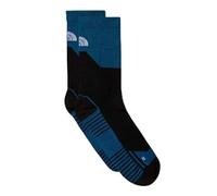 The north face hiking crew unisex socks black blue