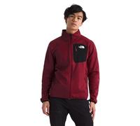 The North Face NF0A897C7I11 M Crest FZ Maglia Lunga Uomo Garnet Red/TNF Black Taglia S