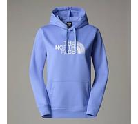 The North Face NF0A89EH7UH W Drew Peak Pullover Hoodie Maglia Lunga Donna Virtual Blue/TNF White Taglia XS