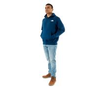 THE NORTH FACE NF0A89F9H4B M Raglan Box NSE Hoodie Maglia Lunga Uomo Estate Blue/TNF White Taglia XS