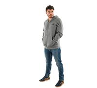 The North Face - Simple Dome - Felpa grigia con cappuccio e zip-Grigio XS