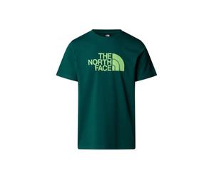 The North Face NF0A8A6CA6O M S/S Easy Tee T-Shirt Uomo Deep Nori/Meta Lime Taglia L