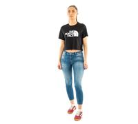 THE NORTH FACE NF0A8A6HJK3 W S/S Easy Relaxed Cropped Tee T-Shirt Donna TNF Black Taglia S