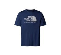 THE NORTH FACE NF0A8BEJ8K2 M 24/7 S/S Tee Logo Graphic Reg T-Shirt Uomo Summit Navy Taglia L