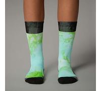 THE NORTH FACE NF0A8BH4ANY TRAIL RUN SOCK CREW - PRINT Calzini Uomo Meta lime tie dye/TNF B Taglia M
