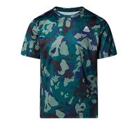 THE NORTH FACE NF0A8BP98Q9 M MA 24/7 S/S Tee AOP T-Shirt Uomo TNF Black Light Show Taglia XL