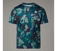 THE NORTH FACE NF0A8BP98Q9 M MA 24/7 S/S Tee AOP T-Shirt Uomo TNF Black Light Show Taglia XS