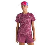THE NORTH FACE NF0A8BQG85N W Flex S/S Tee Reg AOP T-Shirt Donna Cyber Berry Waterfall P Taglia L