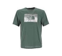 T-shirt The North Face Foundation Abstract Graphic manica corta verde abete bianco - L
