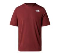 The North Face - T-shirt traspirante - M Foundation Mountains Sumac per Uomo - Taglia M - Bordeaux Bordeaux M