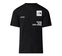 THE NORTH FACE NF0A8BQXJK3 M Mountain Foundation Coordinates Tee T-Shirt Uomo TNF Black Taglia L