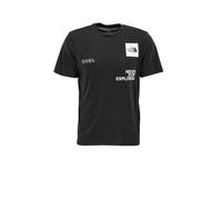 The North Face NF0A8BQXJK3 M Mountain Foundation Coordinates Tee T-Shirt Uomo TNF Black Taglia M