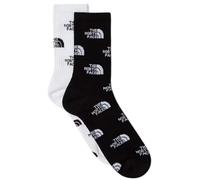THE NORTH FACE NF0A8BRBKY4 EVERYDAY CREW SOCK LOGO - 2P Calzini Uomo TNF BLACK/TNF WHITE Taglia L