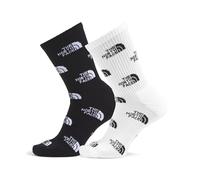 THE NORTH FACE NF0A8BRBKY4 EVERYDAY CREW SOCK LOGO - 2P Calzini Uomo TNF BLACK/TNF WHITE Taglia S
