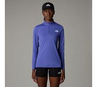 THE NORTH FACE NF0A8BRQ6IF W Flex 1/4 Zip Tee Slim T-Shirt Donna Indigo Plum Taglia L