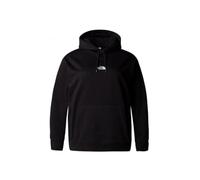 The North Face Plus - Felpa basic vestibilità comoda nera con cappuccio-Nero 1X