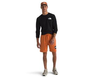 THE NORTH FACE NF0A8C1J6D2 M Box NSE Regular Short Pantaloncini Uomo Iron Bronze-TNF Black Taglia S