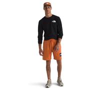 The North Face NF0A8C1J6D2 M Box NSE Regular Short Pantaloncini Uomo Iron Bronze-TNF Black Taglia XS
