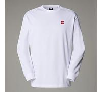 The North Face NF0A8C1TFN4 U AXYS Oversized L/S Tee T-Shirt Uomo TNF White Taglia M