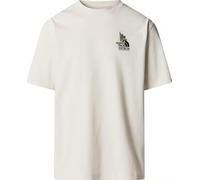 THE NORTH FACE NF0A8C2TQLI U SS Clean Trails Oversized Tee T-Shirt Uomo White Dune Taglia S