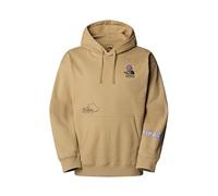 THE NORTH FACE NF0A8C2VLK5 U Mountain CLEANUP Oversized Hoodie Maglia Lunga Uomo Khaki Stone Taglia S