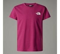 The North Face - Girl's Redbox Tek S/S Relaxed Tee - T-shirt XL lilla/fuchsia