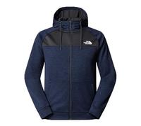 THE NORTH FACE NF0A8CNP9U2 M Reaxion Fleece F/Z Hoodie - EU Maglia Lunga Uomo Summit Navy Dark Heathe Taglia XS