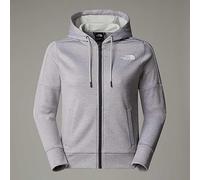 THE NORTH FACE NF0A8CNRDYX W Reaxion Fleece F/Z Hoodie - EU Maglia Lunga Donna TNF Light Grey Heather Taglia XL
