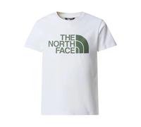 The North Face NF0A8DRN9ZN B S/S Easy Tee T-Shirt Unisex Bambino TNF White/Duck Green Taglia S