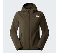 The North Face - Giacca da escursionismo antivento - W Nimble Hoodie 2 New Taupe Green per Donne in Pelle - Taglia S - Verde